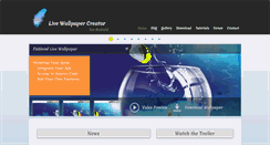 Desktop Screenshot of livewallpapercreator.com